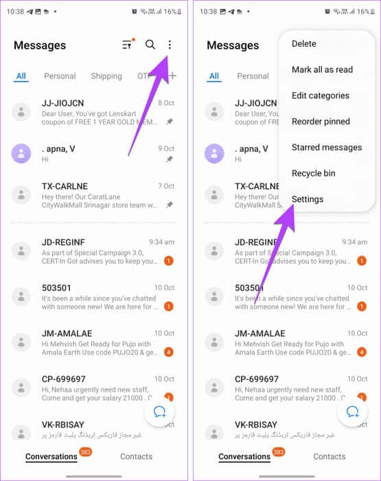 Samsung-message-app-text-settings-768x968-1 5 طرق لإعادة ضبط إعدادات الرسائل على هواتف Samsung Galaxy