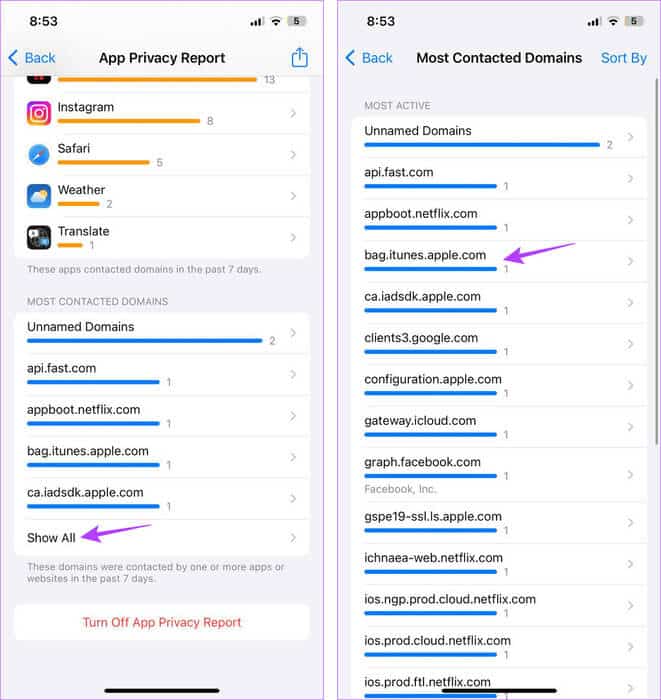 ما هو تقرير خصوصية التطبيقات على iPhone وكيفية استخدامه - %categories