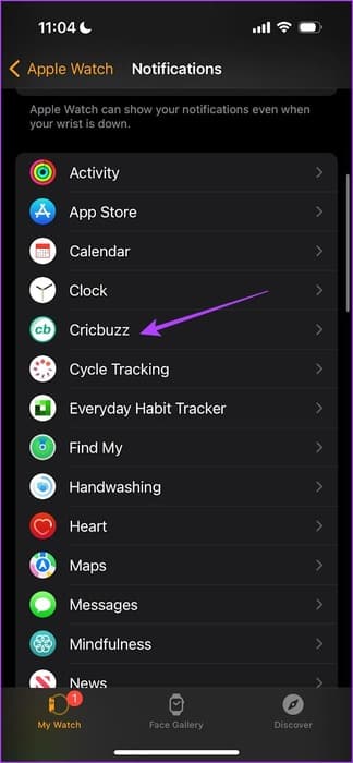 Select-App-3 كيفية ضبط مستوى الصوت على Apple Watch