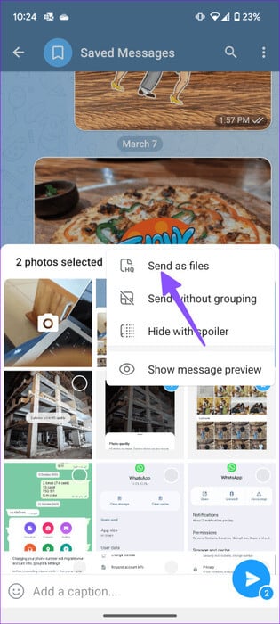 Send-Multiple-Photos-From-Samsung-Phone-20-461x1024-1 أفضل 5 طرق لإرسال صور متعددة من هواتف Samsung Galaxy