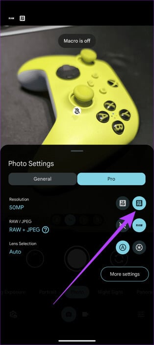 Shoot-in-Full-50MP-Resolution-2-Pixel-8-and-Pixel-8-Pro-Camera-Tips-and-Tricks-460x1024-1 8 أفضل النصائح والحيل لكاميرا Google Pixel 8 و8 Pro