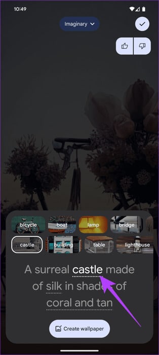 Simply-tap-on-the-underlined-prompts-and-change-it-to-something-of-your-choice-460x1024-1 كيفية إعداد واستخدام AI Wallpaper على Android 14