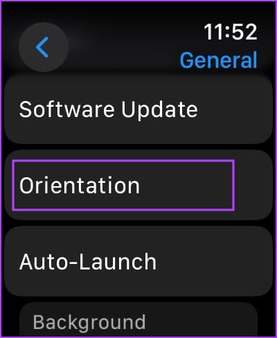 Tap-on-Orientation كيفية تغيير الاتجاه على Apple Watch