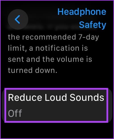 Tap-on-Reduce-Loud-Sounds كيفية ضبط مستوى الصوت على Apple Watch