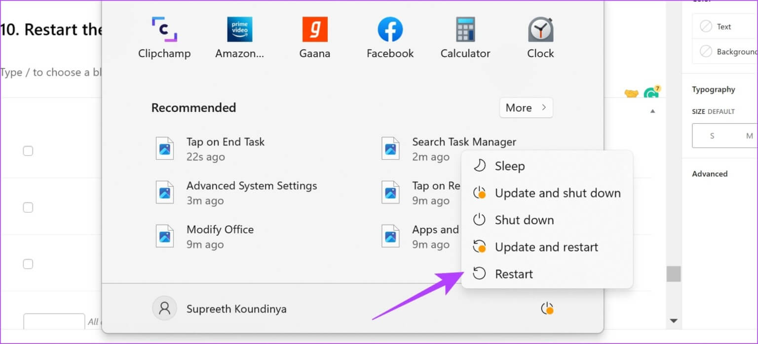 Tap-on-Restart-1536x698-1 7 طرق لإصلاح مشكلات برنامج التشغيل أو الأجهزة لمحول Intel Wi-Fi 6 AX201