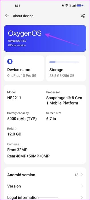 Tap-on-Software-Version كيفية إصلاح مشكلة عدم تدوير Google Maps تلقائيًا على iPhone وAndroid