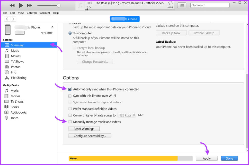 Transfer-iTunes-Library-to-iPhone-Automatically-or-Manually-1024x677-1 كيفية نقل الموسيقى من الكمبيوتر إلى iPhone باستخدام أو بدون iTunes