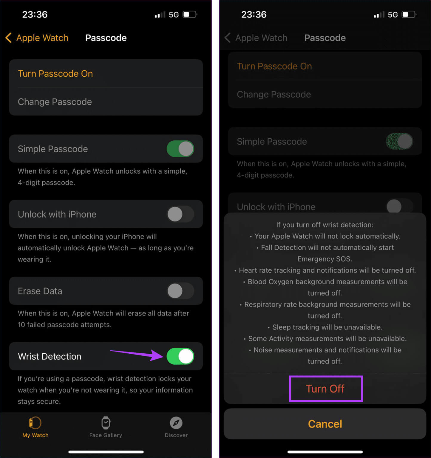 Turn-off-Wrist-Detection-1-1445x1536-1 كيفية تمكين أو تعطيل اكتشاف المعصم على Apple Watch