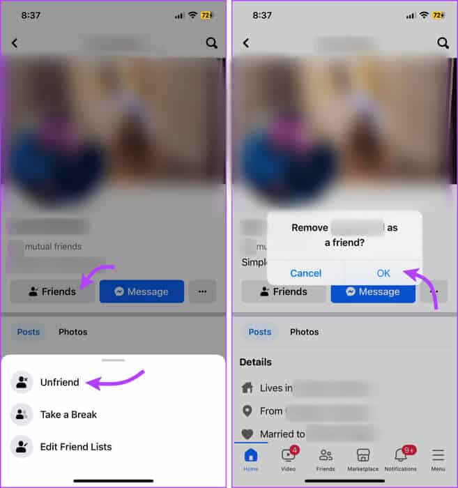Unfriend-someone-on-Facebook-961x1024-1 هل يمكنك حظر شخص ما على Facebook ولكن ليس على Messenger