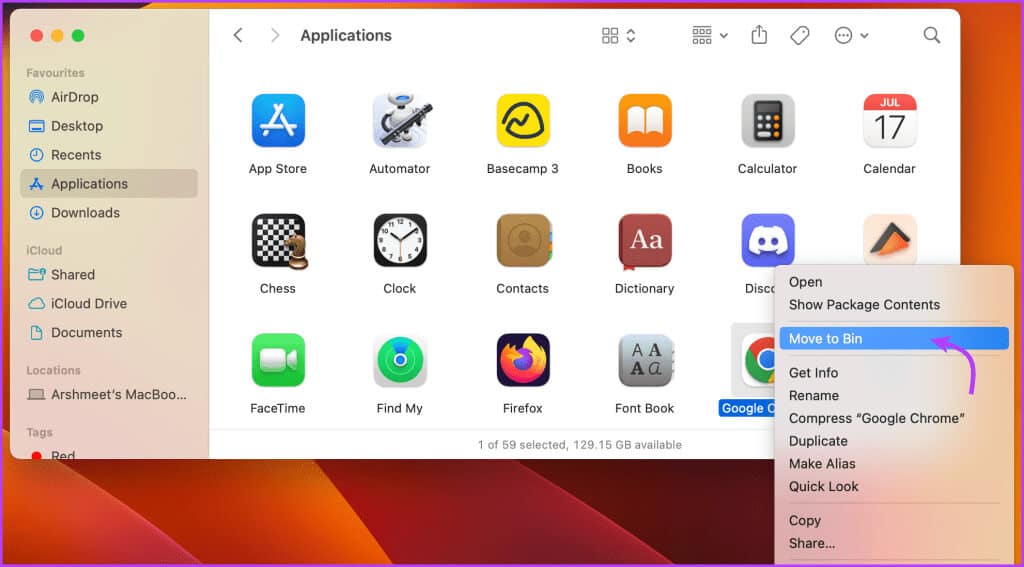 Uninstall-Chrome-on-Mac-1024x567-1 8 طرق لإصلاح عدم عمل النسخ واللصق في Chrome على Mac أو Windows
