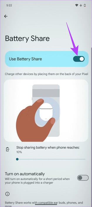 Use-Pixel-as-a-Wireless-Charger-460x1024-1 8 أفضل نصائح وحيل Google Pixel 8 و 8 Pro