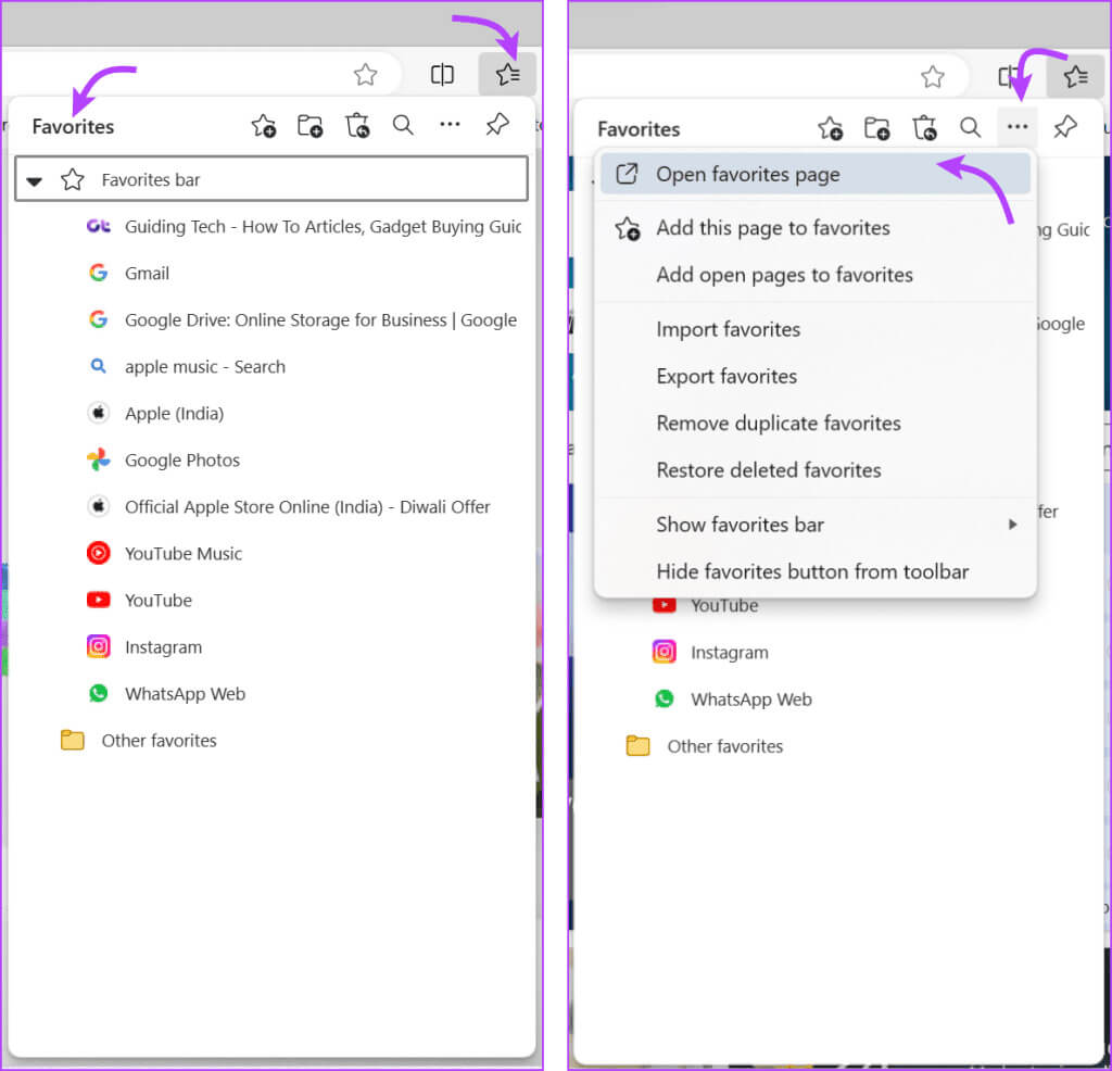 Use-Undo-to-Recover-Recently-Deleted-Favorites-in-Edge-1-1024x986-1 كيفية استرداد الإشارات المرجعية المحذوفة في Microsoft Edge