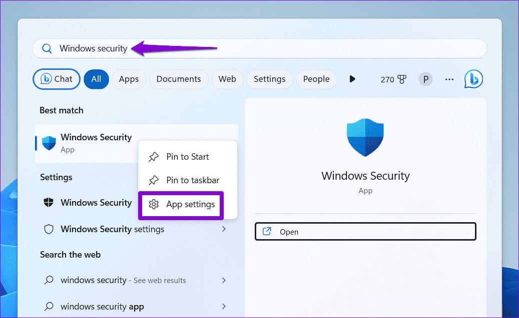 Windows-Security-App-Settings 9 طرق لإصلاح خطأ إيقاف تكامل الذاكرة على Windows 11/10