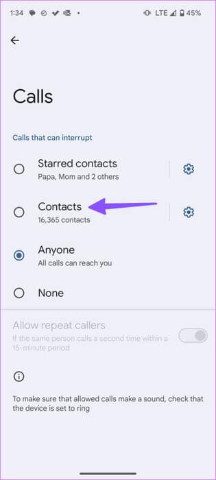 block-all-calls-except-contacts-on-Android-and-iPhone-19-461x1024-1 كيفية حظر جميع المكالمات باستثناء جهات الاتصال على Android وiPhone