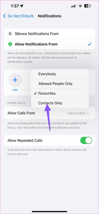 block-all-calls-except-contacts-on-Android-and-iPhone-8-473x1024-1 كيفية حظر جميع المكالمات باستثناء جهات الاتصال على Android وiPhone