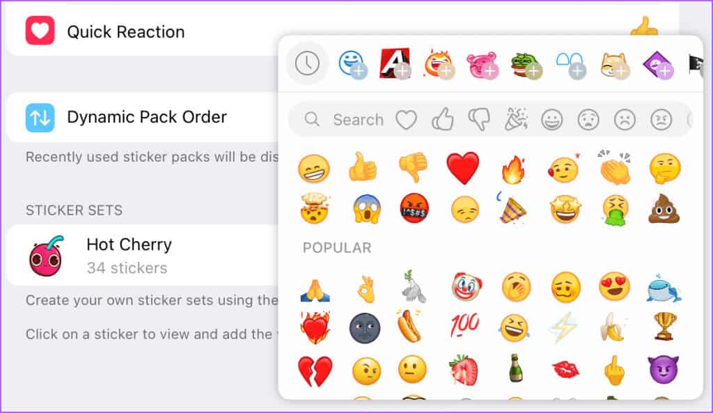 change-quick-reaction-in-telegram-on-desktop-1024x593-1 كيفية استخدام تفاعلات الرسائل في Telegram على الهاتف المحمول وسطح المكتب