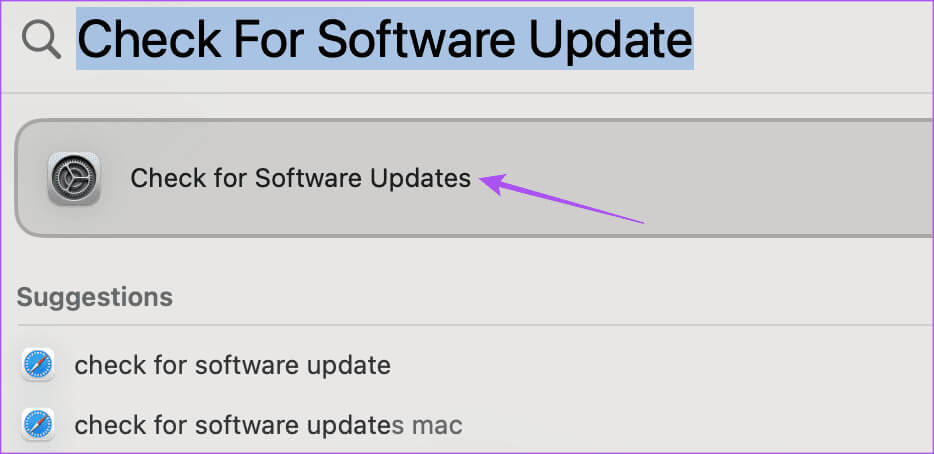 check-for-software-update-mac-1 أفضل 4 إصلاحات لعدم عمل النص التنبؤي المضمن على Mac