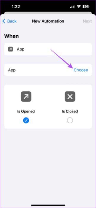 choose-app-automation-iphone-474x1024-1-e1700694421154 أفضل 5 طرق لقفل التطبيقات على iPhone