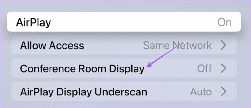 conference-room-display-apple-tv-1024x440-1 أفضل 5 إصلاحات لتوقف Apple TV على شاشة AirPlay