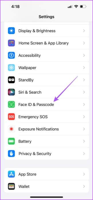 face-id-and-passcode-settings-iphone-475x1024-1-e1700694464247 أفضل 5 طرق لقفل التطبيقات على iPhone