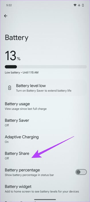 go-to-Settings-Battery-Battery-share-460x1024-1 8 أفضل نصائح وحيل Google Pixel 8 و 8 Pro