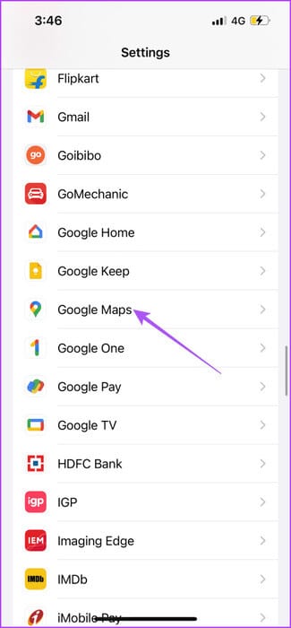 google-maps-settings-iphone-475x1024-1 أفضل 8 إصلاحات لعدم عمل Apple Music في Google Maps على iPhone