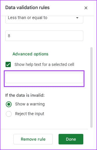 how-to-use-data-validation-in-google-sheets-14 كيفية استخدام التحقق من صحة البيانات في Google Sheets
