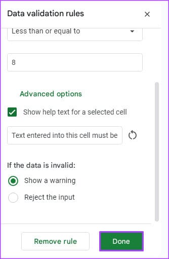 كيفية استخدام التحقق من صحة البيانات في Google Sheets - %categories