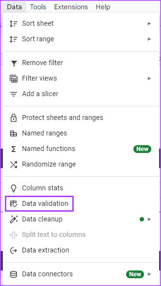 how-to-use-data-validation-in-google-sheets-4 كيفية استخدام التحقق من صحة البيانات في Google Sheets