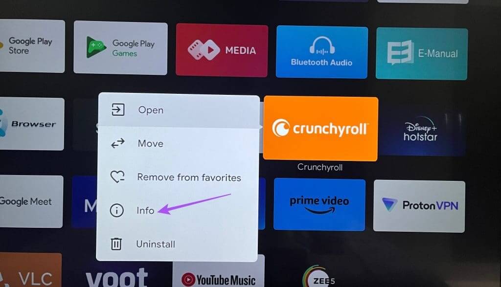 info-crunchyroll-android-tv-1024x587-1 أفضل 7 إصلاحات لعدم عمل Crunchyroll على Android TV