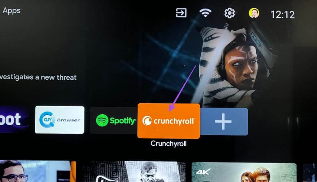open-crunchyroll-on-android-tv-1024x587-1 أفضل 7 إصلاحات لعدم عمل Crunchyroll على Android TV