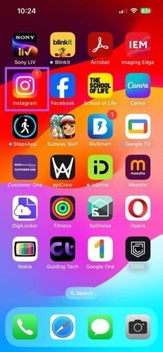 open-instagram-on-iphone-1-473x1024-1 لماذا لا يمكنني الاشتراك في منشئ المحتوى على Instagram