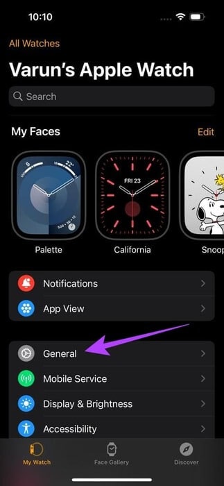 open-the-Watch-app-on-your-iPhone 6 طرق لإصلاح عدم عمل إيماءة النقر المزدوج على Apple Watch