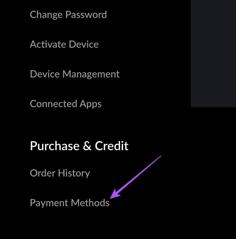 payment-methods-crunchyroll أفضل 7 إصلاحات لعدم عمل Crunchyroll على Android TV