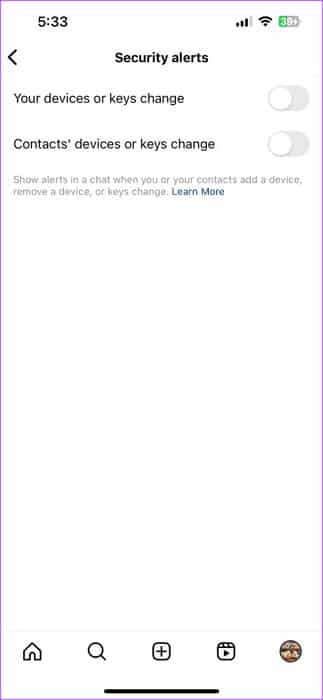 security-alerts-instagram-473x1024-1 كيفية تمكين تشفير End-To-End لمحادثات Instagram