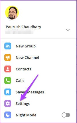 telegram-windows-settings كيفية استخدام تفاعلات الرسائل في Telegram على الهاتف المحمول وسطح المكتب