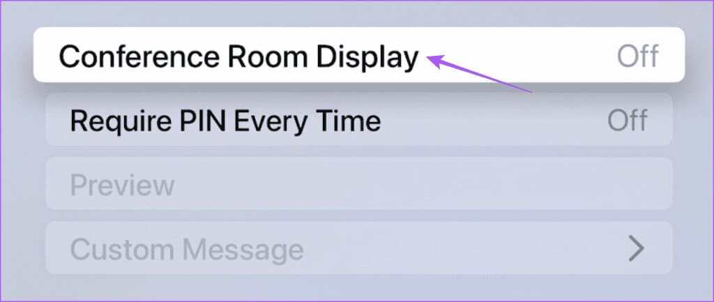 turn-off-conference-room-display-apple-tv-1024x433-1 أفضل 5 إصلاحات لتوقف Apple TV على شاشة AirPlay