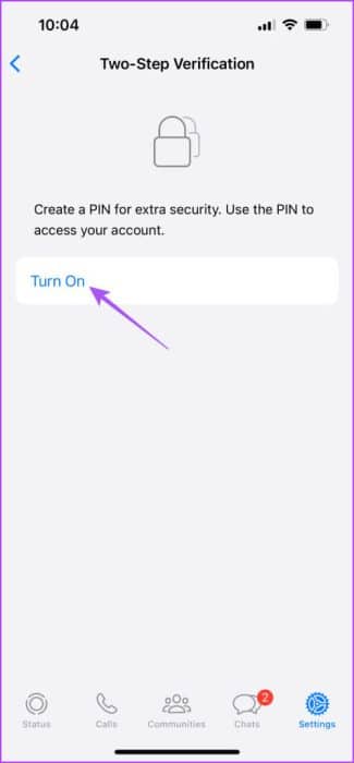 turn-on-passcode-2FA-whatsapp-iphone-475x1024-1-e1700694635248 أفضل 5 طرق لقفل التطبيقات على iPhone