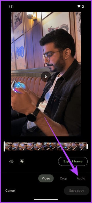 2.-Tap-the-Audio-tab-Use-Audio-Magic-Eraser-465x1024-1 كيفية استخدام Audio Magic Eraser على Pixel 8 و8 Pro