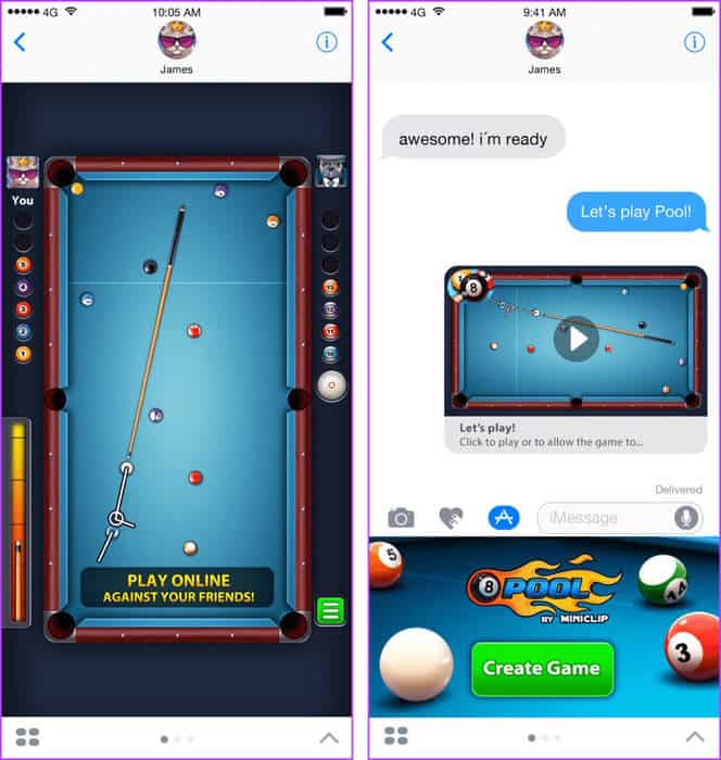 8-Ball-Pool-Best-iMessage-Game-for-Pool-Lovers-971x1024-1 أفضل 10 ألعاب iMessage لأجهزة iPhone وiPad في عام 2023