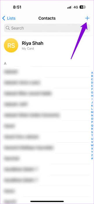 Add-Contact-on-iPhone-473x1024-1 أفضل 5 إصلاحات لعدم حفظ جهات الاتصال على iPhone
