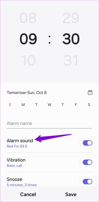 Alarm-Tone-on-Android-500x1024-1 أفضل 8 إصلاحات لبدء تشغيل Spotify من تلقاء نفسه على Android وiPhone