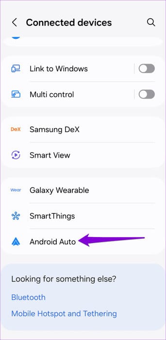 Android-Auto-Settings-on-Phone-500x1024-1 أفضل 8 إصلاحات لبدء تشغيل Spotify من تلقاء نفسه على Android وiPhone