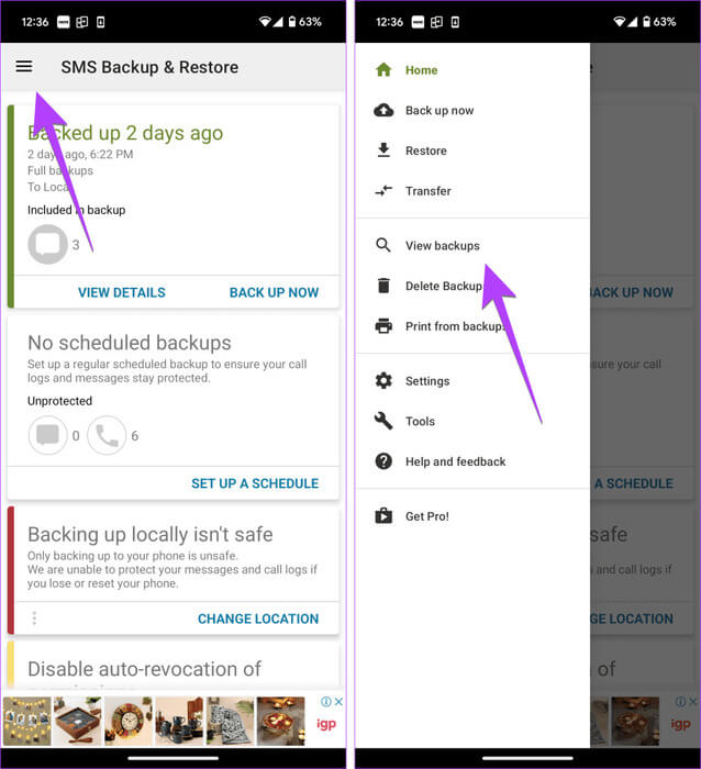 Android-SMS-backup-view-934x1024-1 3 طرق لتصدير الرسائل النصية من Android إلى PDF