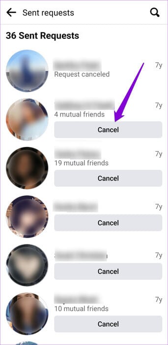 Cancel-Sent-Friend-Requests-on-Facebook-for-Mobile-500x1024-1 كيفية عرض طلبات الصداقة المرسلة على Facebook و Instagram