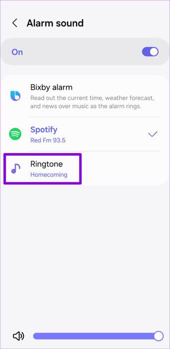 Change-Alarm-Tone-on-Android-500x1024-1 أفضل 8 إصلاحات لبدء تشغيل Spotify من تلقاء نفسه على Android وiPhone