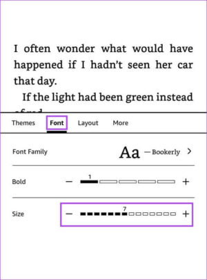 Change-Font-Size-Kindle-e1701627709405 كيفية تغيير حجم الخط على أي قارئ Kindle