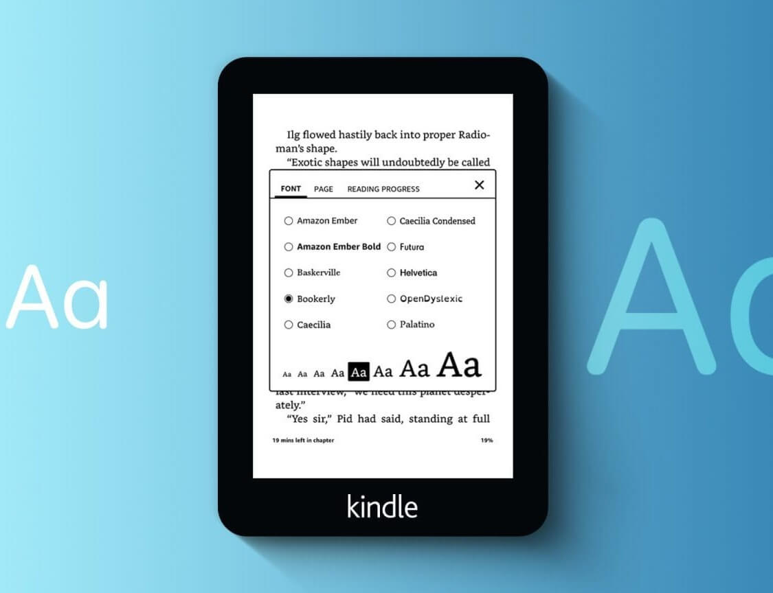 كيفية تغيير حجم الخط على أي قارئ Kindle - %categories