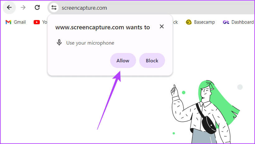 Choose-Allow-in-the-prompt 5 طرق سهلة لحفظ تسجيل Windows بالصوت