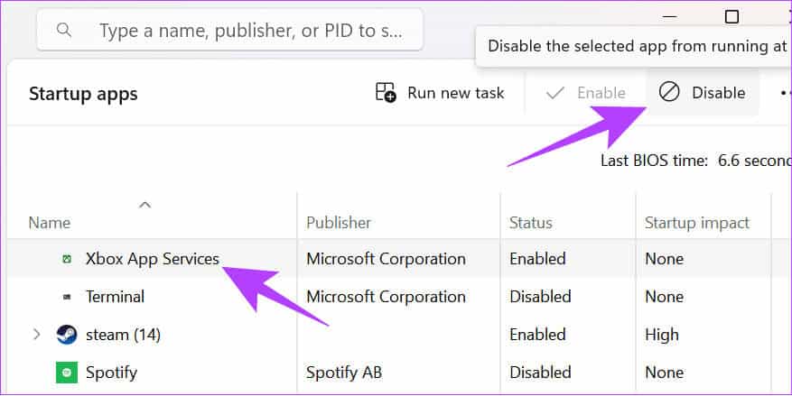 Choose-the-application-to-disable-and-then-click-Disable 9 طرق لإصلاح رمز خطأ Microsoft Office 147-0